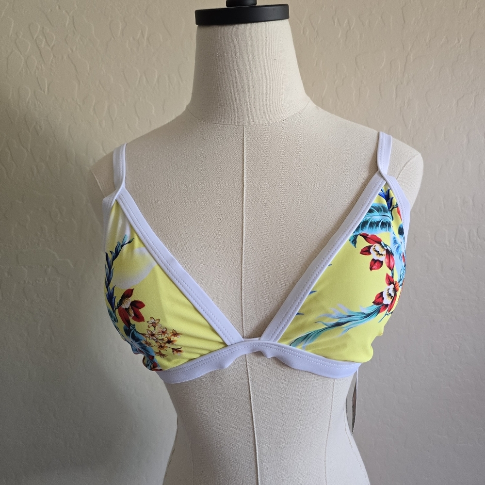 Hapari Limoncello Triangle Bikini Top Large